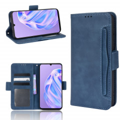 Pour Ulefone NOTE 6 / NOTE 6P Peau Senteuse Cas de téléphone en cuir de mollet (bleu)