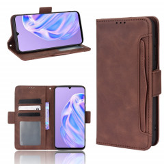 Pour Ulefone NOTE 6 / NOTE 6P PEAU SHAKE Sentez-vous Cas de téléphone en cuir de veau (brun)
