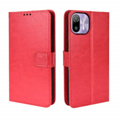 Pour Ulefone NOTE 6 / NOTE 6P Rétro Crazy Horse Texture Texture Texture Coque Texture (Rouge)