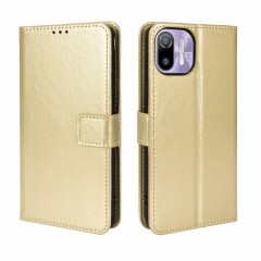 Pour Ulefone Note 6 / Note 6P Rétro Crazy Horse Texture Texture Texture Coque Téléphone (Gold)