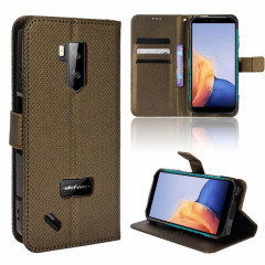 Pour Ulefone Armor x9 Texture de diamant Texture Texture Coffre (Brown)