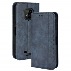 Pour Ulefone Armor 8 Boucle magnétique Texture rétro Texture Texture Texture (Bleu)
