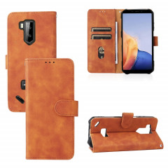 Pour Ulefone Armor X9 Skin Senteuse Boucle magnétique Texture de veau Coque Téléphone PU (Brown)