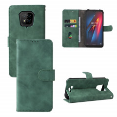 Pour Ulefone Armor 8 peau Senteuse Boucle magnétique Cas de texture de texture de veau (vert)