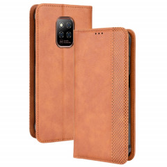 Pour Ulefone Power Armor 14/14 Pro Buckle Retro Texture Texture Texture Téléphone (marron)
