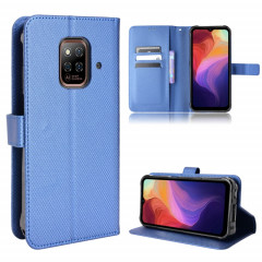 Pour Ulefone Power Armor 14/14 Pro Diamond Texture Texture Téléphone Case (bleu)