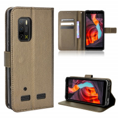 Pour Ulefone Armor X10 / X10 Pro Diamond Texture Texture Téléphone Case (marron)