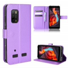 Pour Ulefone Armor X10 / X10 Pro Diamond Texture Texture Téléphone Case (violet)