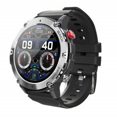 C21 Watch intelligent C21 1,32 pouce HD, support de surveillance de la fréquence cardiaque / Surveillance de l'oxygène sanguine (argent)