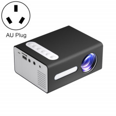 T300 25ansi LED Portable Home Multimedia Game Projecteur, Type de plug: Plug (noir)