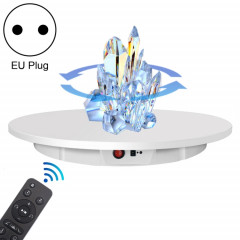 Support d'affichage rotatif de charge de 60 cm, plateau tournant de prise de vue vidéo, charge : 100 kg, prise d'alimentation :  (blanc)