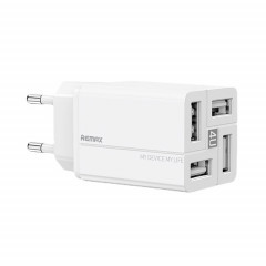 Chargeur rapide REMAX RP-U43 3,4 A 4 ports USB, spécification :  (blanc)