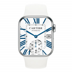 W17 Pro Max 1,9 pouces Bluetooth rappel de message d'appel montre intelligente en silicone (blanc)