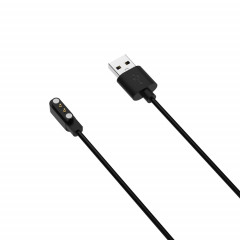 Pour Realme Watch 3 Chargeur de berceau magnétique Câble de charge USB, Longueur : 1 m (noir)