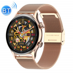 Ochstin 5HK8 Pro 1,36 pouces Écran rond Surveillance de la pression artérielle en oxygène sanguin Bluetooth Montre intelligente, Bracelet: Acier (Or)