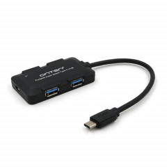 Station d'accueil HUB portable Onten OTN-9102 4 ports USB3.0 (noir)