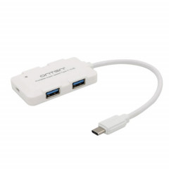 Station d'accueil HUB portable Onten OTN-9102 4 ports USB3.0 (blanc)