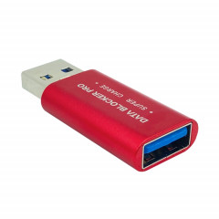 Connecteur de charge rapide du bloqueur de données USB GE06 (rouge)