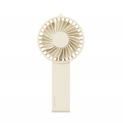 Ventilateur électrique portatif à col suspendu WT-F58 (couleur crème)