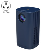 Mini projecteur LED portable T1 480x360 800 lumens, spécifications : prise AU (bleue)