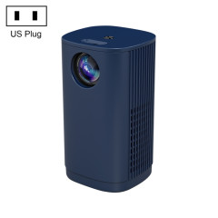 Mini projecteur LED portable T1 480 x 360 800 lumens, spécification : prise américaine (bleu).