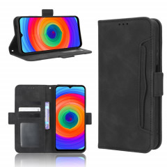 Pour Ulefone Note 14 Skin Feel Veau Texture Card Slots Étui de téléphone en cuir (Noir)