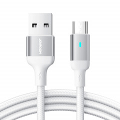 JOYROOM S-UM018A10 Extraordinary Series 2.4A USB-A vers Micro USB Câble de données de charge rapide, Longueur du câble : 2 m (Blanc)