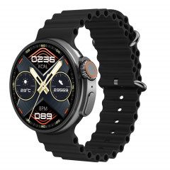 K9 Ultra Pro 1,39 pouces bande de silicone IP67 étanche montre intelligente prise en charge Bluetooth appel/NFC (noir)