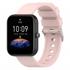 Pour le bracelet de montre en silicone OnePlus Nord Steps Style (rose clair)