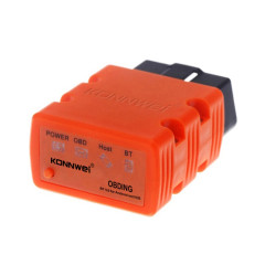 KONNWEI KW902 Bluetooth 5.0 OBD2 Outils d'analyse de diagnostic de panne de voiture Prend en charge IOS / Android (Orange)