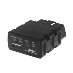 KONNWEI KW902 Bluetooth 5.0 OBD2 Outils d'analyse de diagnostic de panne de voiture Prend en charge IOS / Android (Noir)