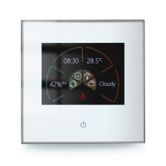 BHT-2002GCLM 220V Smart Home Chauffage Thermostat Chaudière Chauffage WiFi Thermostat (Blanc)