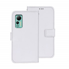 Pour Ulefone Note 14 idewei Crazy Horse Texture Housse de téléphone en cuir avec support (Blanc)