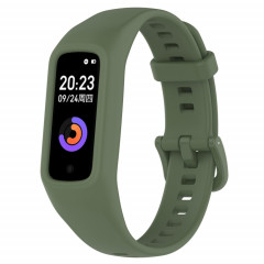 Pour Keep Band B2 Bracelet de montre en silicone intégré de couleur unie (vert armée)