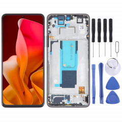 Écran LCD pour Xiaomi 11i 5G Digitizer Assemblage complet avec cadre (Noir)