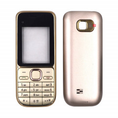 Pour Nokia c2-01 Couverture complète du boîtier (Or)
