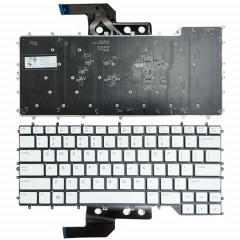 Pour Dell Alienware M15/R3/R4 US Version clavier d'ordinateur portable rétro-éclairé rvb (blanc 0Y00RH)