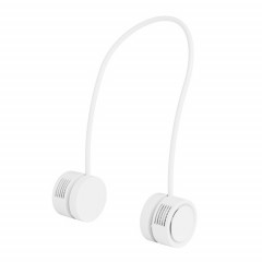 DQ209 Diffuseur d'arômes muet suspendu au cou portable Petit ventilateur (Blanc)