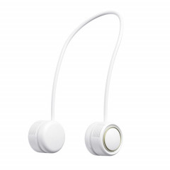 DQ210 Diffuseur d'arômes muet à cou suspendu portable Petit ventilateur (Blanc)