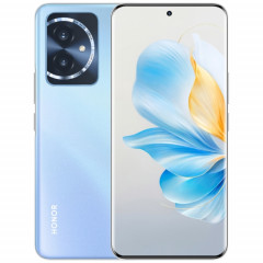 Honor 100, 16 Go + 256 Go, identification par empreinte digitale à l'écran, 6,7 pouces MagicOS 7.2 Snapdragon 7 Gen 3 Octa Core jusqu'à 2,63 GHz, réseau : 5G, NFC, OTG, ne prend pas en charge Google Play (bleu)