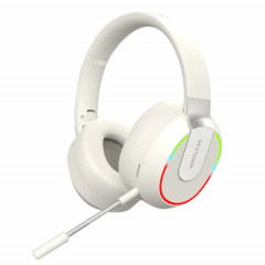 Écouteur Bluetooth sans fil pliable à réduction de bruit ENC L850 avec microphone (blanc)