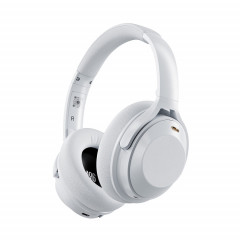 A06 Casque antibruit sans fil ANC sur l’oreille Casque Bluetooth (blanc)