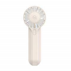 USAMS ZB288 Mini ventilateur portatif rechargeable haute vitesse de type C (Beige)