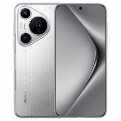 HUAWEI Pura 70 Pro+, 16 Go + 1 To, identification par empreinte digitale sur écran, 6,8 pouces HarmonyOS 4.2 Kirin 9010 Octa Core jusqu'à 2,3 GHz, NFC, OTG, non compatible avec Google Play (argent)