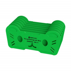 Boîte de rangement de pochoirs de reballage Mijing SN-11 (vert)