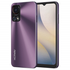  HOTWAV Note 13, 4 Go + 128 Go, identification par empreinte digitale latérale, 6,6 pouces Android 13 T606 Octa Core jusqu'à 1,6 GHz, réseau : 4G, NFC, OTG (violet)