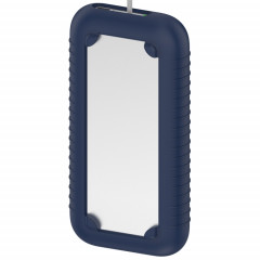 Pour Apple Vision Pro Accessoires Power Bank Storage Étui de protection en silicone (bleu)