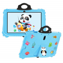 Tablette PC pour enfants WiFi C79 Panda 7 pouces, 2 Go + 16 Go, processeur Android 7.1 MT6735 Octa Core (bleu)