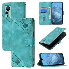 Pour Ulefone Note 14 Skin Feel Étui de téléphone en cuir gaufré (Vert)