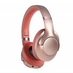Casque sans fil Bluetooth 5.3 à réduction de bruit BT048 ANC (or rose)